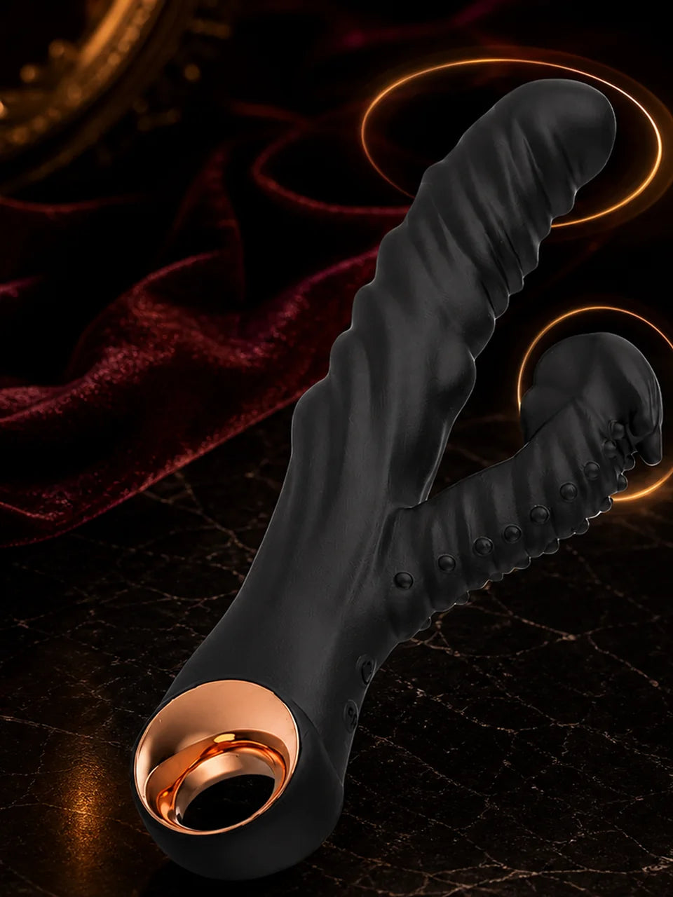 EmberHide Cruise on velvet showing a fuller and more sculpted shape
