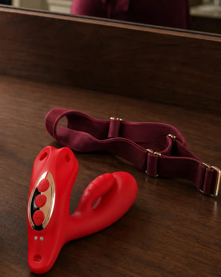 Queen's Bloom shown as a discreet wearable design