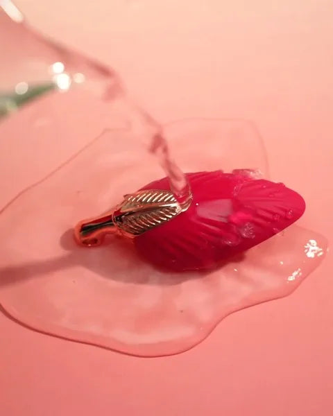 Aurae Leaf Sonic mouillé sous l'eau courante