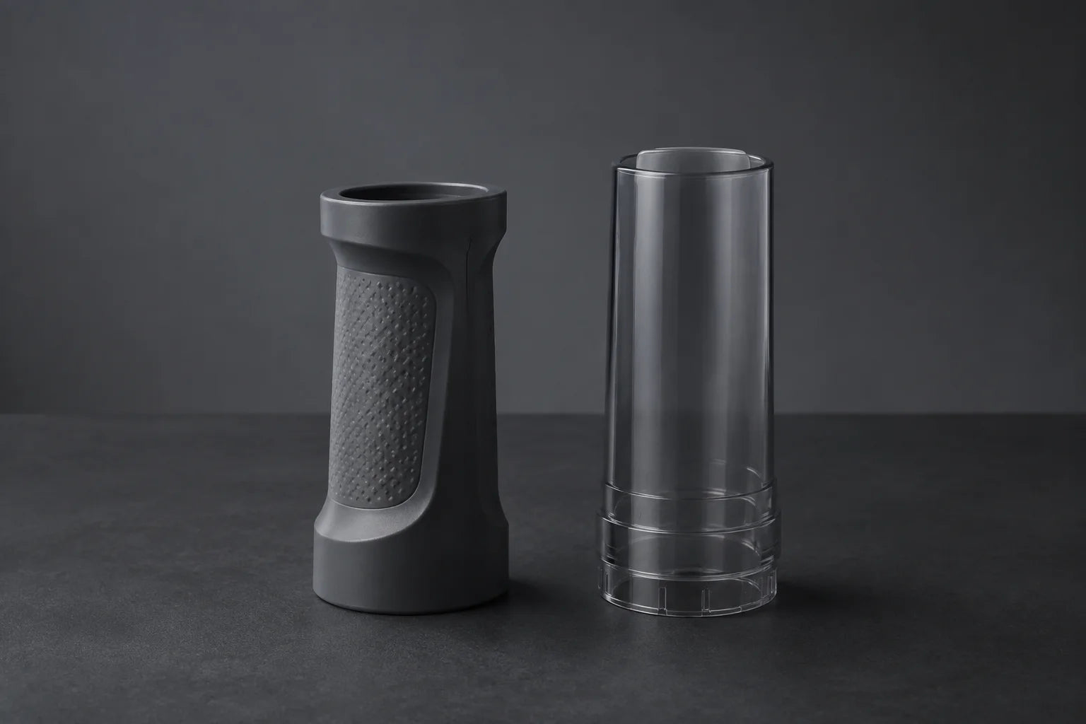 Generic basic manual system with a simple grip and clear insert but no motor or controls