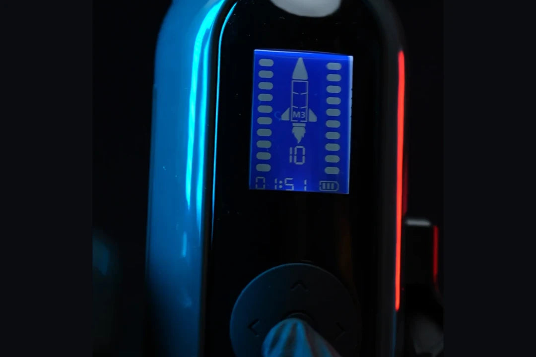 Crazy GIGI screen changing while a thumb presses its onboard directional controls