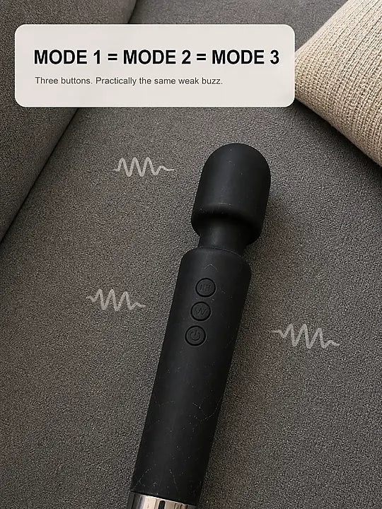 Ordinary wand with modes that feel practically the same